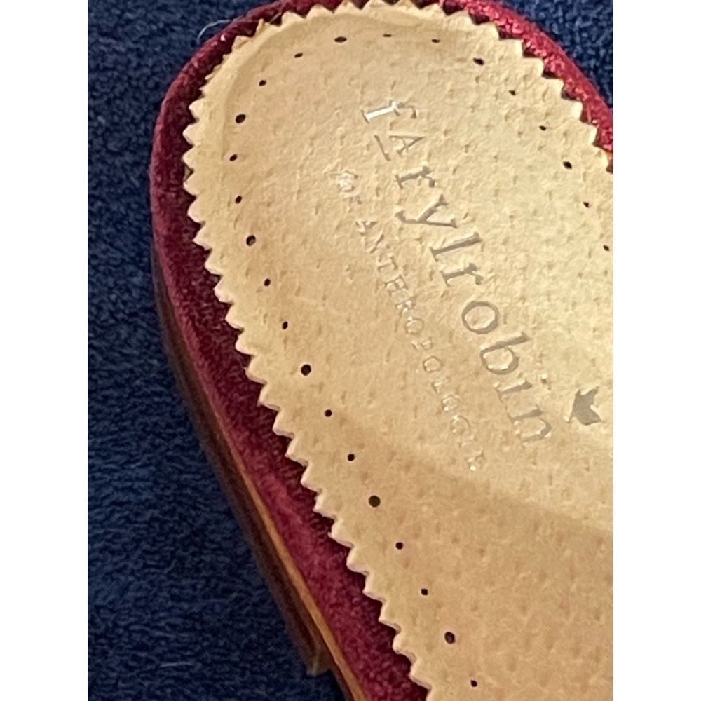 Anthropologie Farylrobin Tarray Embellished Velvet Flats NWT SZ 10 - Picture 8 of 15